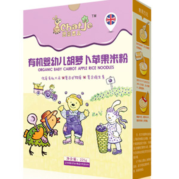 SChatJe思蜜吉儿胡萝卜苹果米粉(盒装)