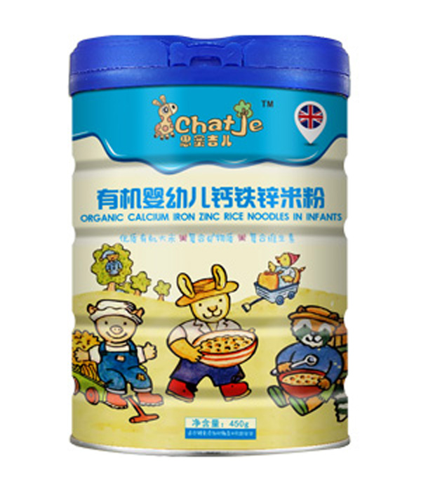 SChatJe思蜜吉儿钙铁锌米粉(罐装)