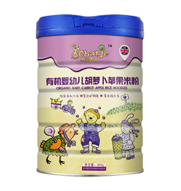 SChatJe思蜜吉儿胡萝卜苹果米粉(罐装)