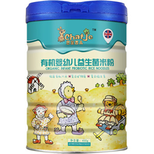 SChatJe思蜜吉儿益生菌有机米粉(罐装)