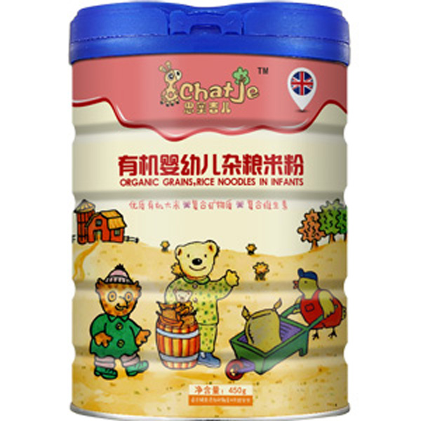 SChatJe思蜜吉儿杂粮有机米粉(罐装)