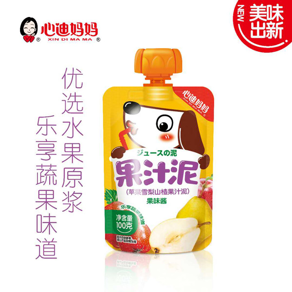 心迪媽媽蘋果雪梨山楂果汁泥.jpg