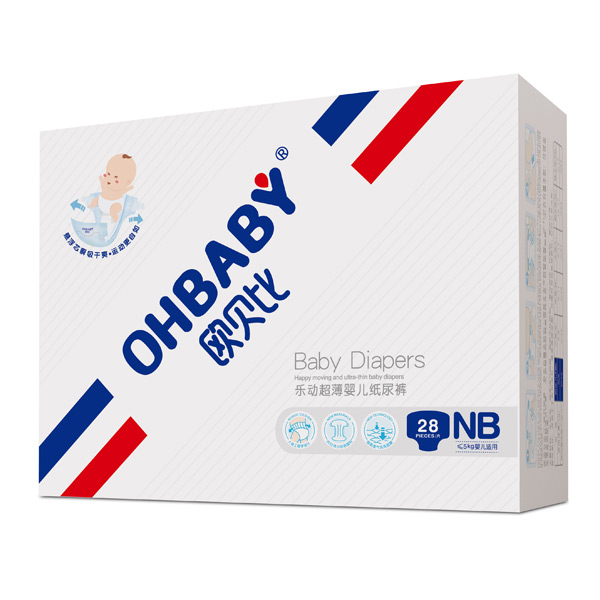  歐貝比樂動超薄嬰兒紙尿褲NB28