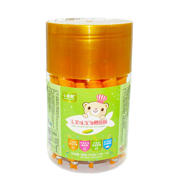  小棕熊玉米味深海鱈魚腸高蓋