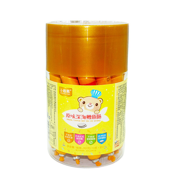  小棕熊原味深海鱈魚腸高蓋