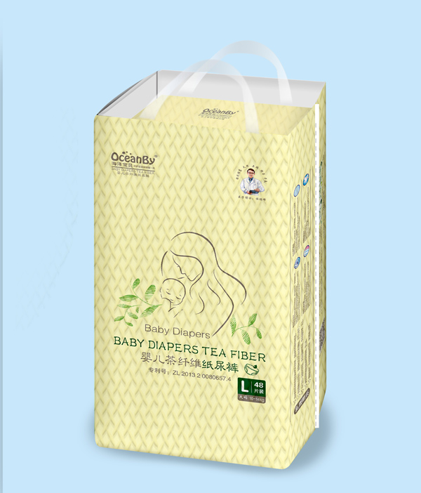 海洋寶貝嬰兒茶纖維紙尿褲L碼48片-中包.jpg