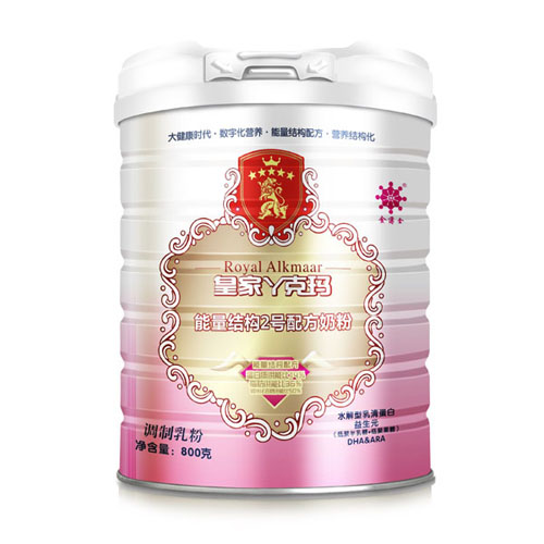  皇家丫克瑪能量結構2號牛奶粉800克