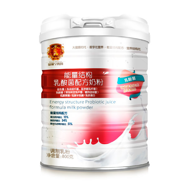 皇家丫克瑪能量結構乳酸菌配方奶粉800克