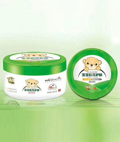 英皇貝貝寶寶松花護(hù)膚爽身粉