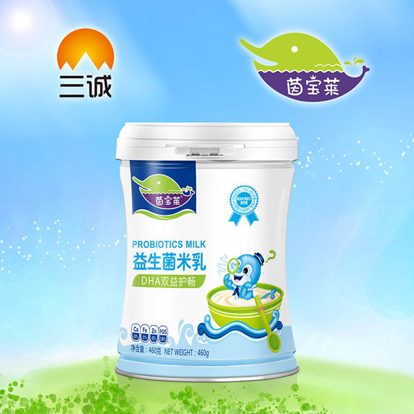 茵寶萊DHA雙益護暢益生菌米乳罐裝