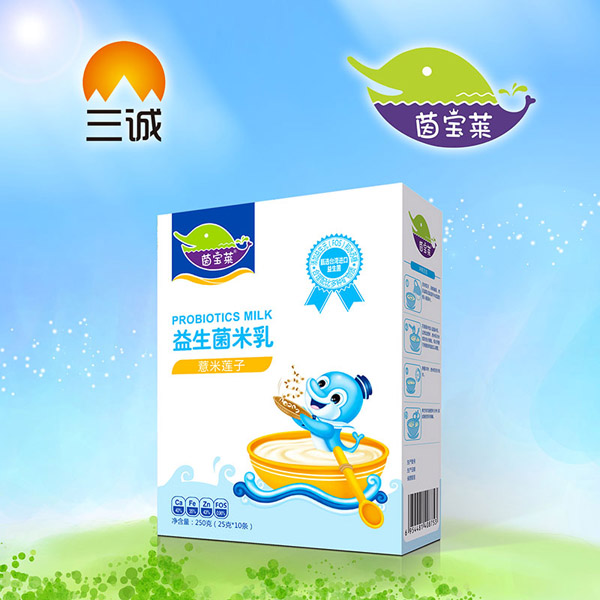   茵寶萊薏米蓮子益生菌米乳盒裝