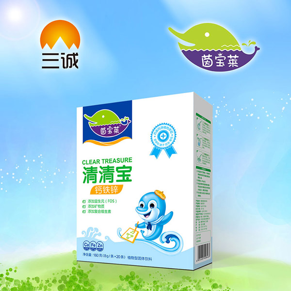   茵寶萊鈣鐵鋅清清寶盒裝