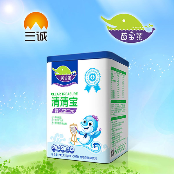  茵寶萊復(fù)合益生元清清寶罐裝