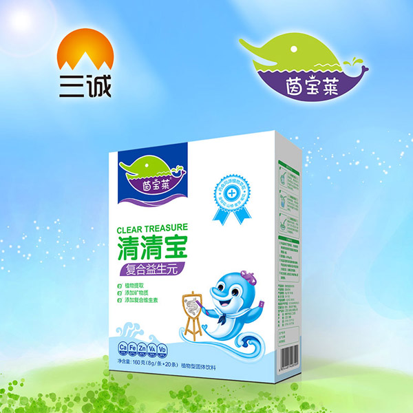   茵寶萊復(fù)合益生元清清寶盒裝