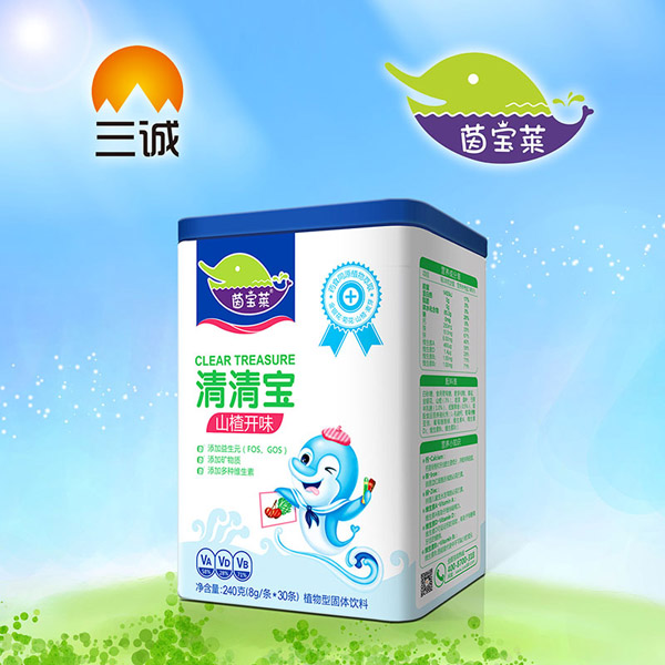   茵寶萊山楂開(kāi)味清清寶罐裝