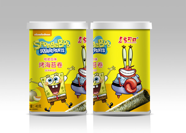 香當可口海綿寶寶系列-烤海苔卷哈密瓜味桶裝.jpg