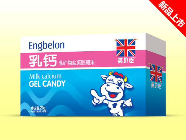   英貝臣乳鈣乳礦物鹽凝膠糖果