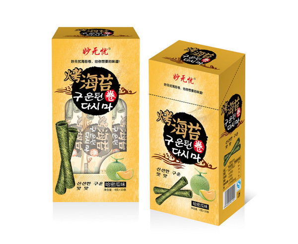    妙無憂烤海苔卷-哈密瓜味