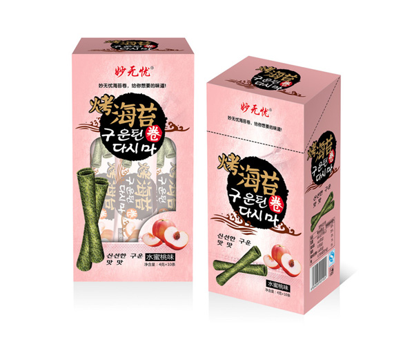    妙無憂烤海苔卷-水蜜桃味