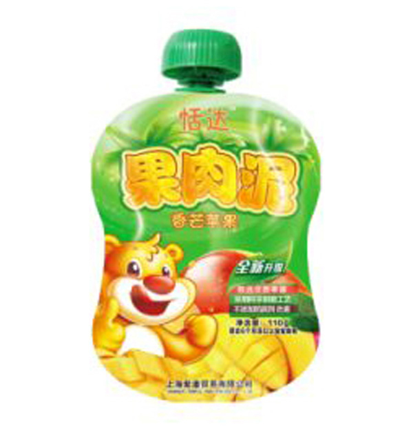   恬達(dá)果肉泥-香芒蘋果