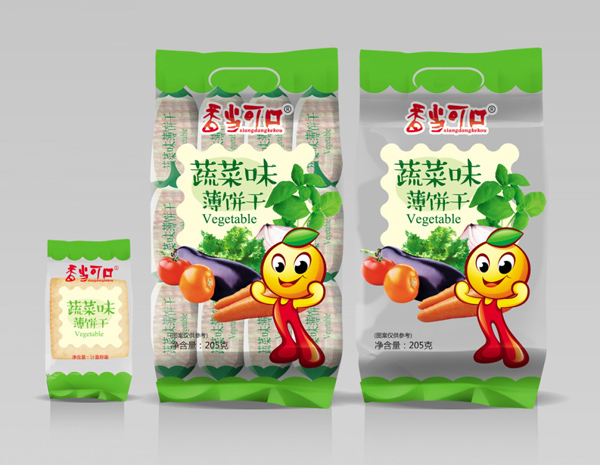 香當(dāng)可口蔬菜味薄餅干