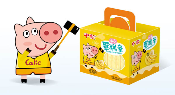   中毅小小蛋糕條-香蕉味