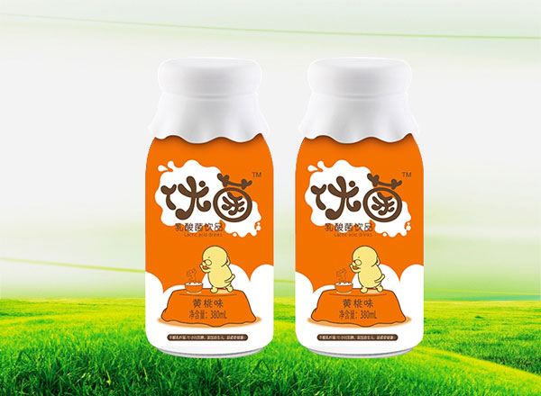 優(yōu)菌乳酸菌飲品黃桃味瓶裝380ml.jpg