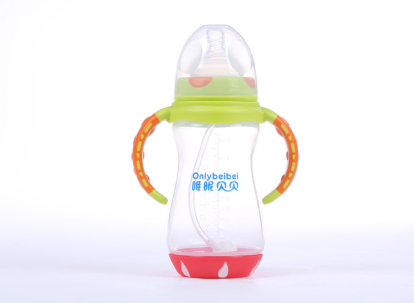 唯昵貝貝WA50寬口雙色PP奶瓶紅綠300ml.jpg
