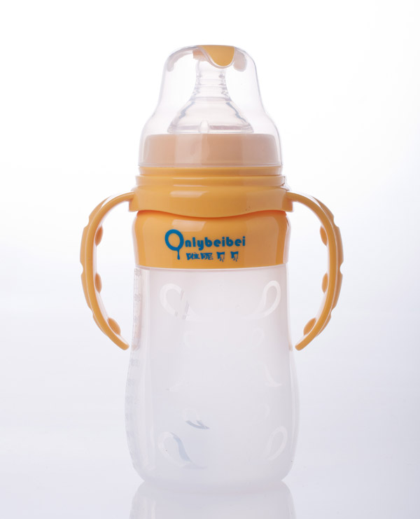 唯昵贝贝WA10宽口硅胶奶瓶橙色300ml.jpg