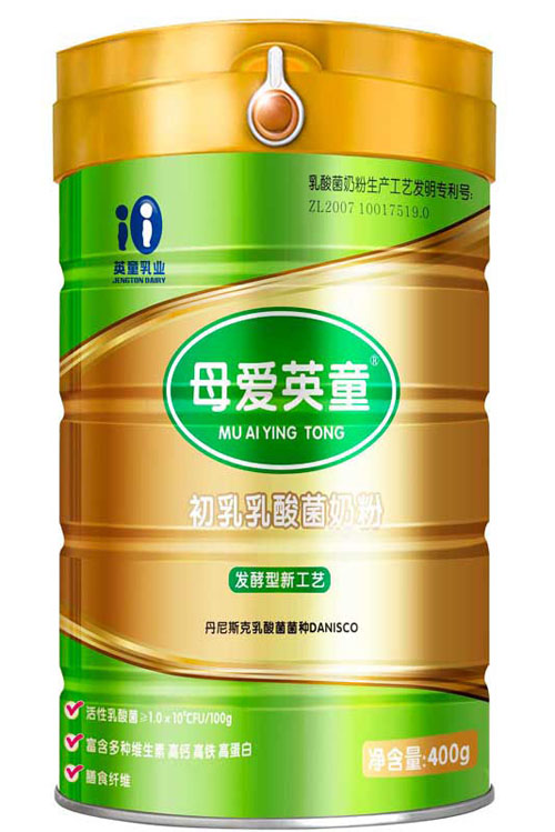      母爱英童初乳乳酸菌奶粉400g