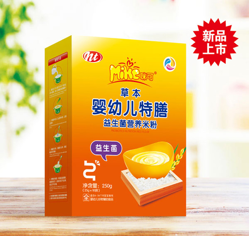   咪可草本益生菌營養(yǎng)米粉（盒裝）