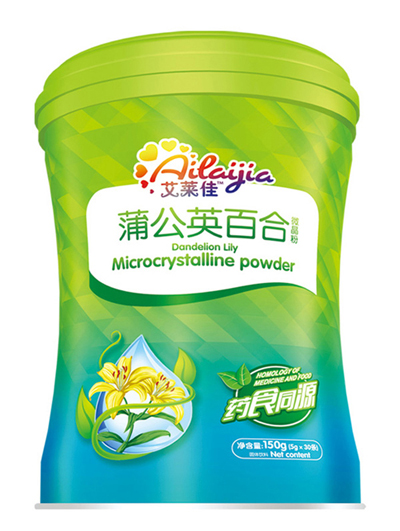     艾萊佳蒲公英百合微晶粉