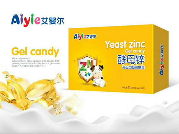   艾嬰爾酵母鋅夾心型凝膠糖果