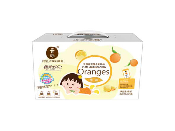 吾尚櫻桃小丸子乳酸菌飲品200mlX24瓶香橙味.jpg