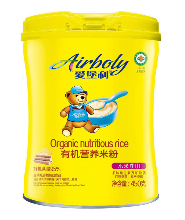   愛堡利小米淮山有機營養(yǎng)米粉