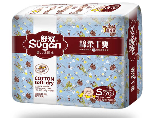   舒冠1號城堡嬰兒紙尿褲S