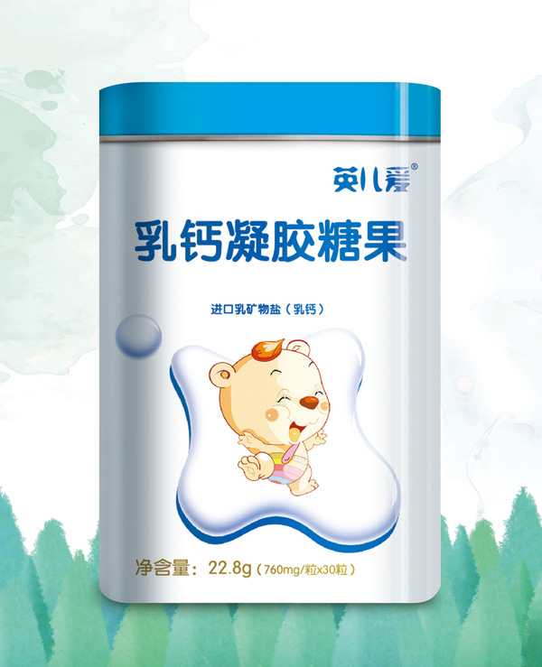   英兒愛乳鈣凝膠糖果