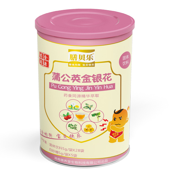   膳貝樂蒲公英金銀花固體飲料罐裝