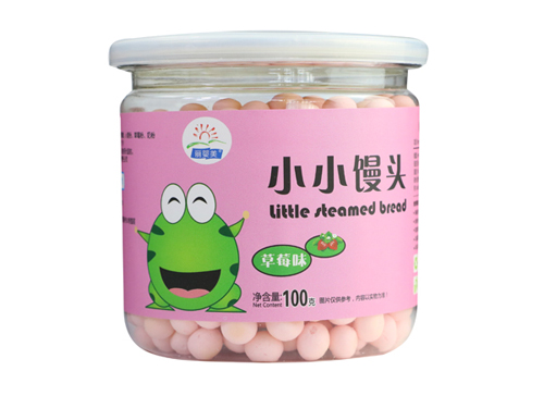 麗嬰美小小饅頭（草莓味）