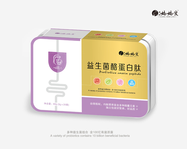   媽媽愛益生菌酪蛋白肽 鐵盒裝