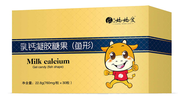   媽媽愛(ài)乳鈣凝膠糖果（魚(yú)形）盒裝