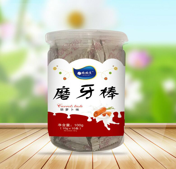   媽媽愛磨牙棒-胡蘿卜味罐裝