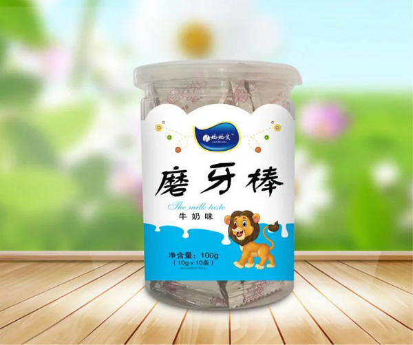   媽媽愛磨牙棒-牛奶味罐裝