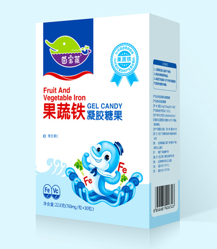   茵寶萊果蔬鐵凝膠糖果（盒裝）
