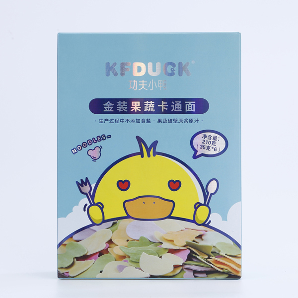  功夫小鴨金裝果蔬卡通面