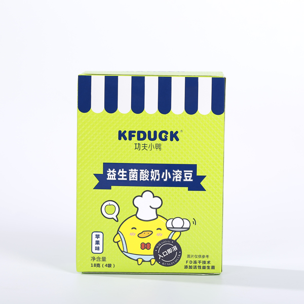  功夫小鴨益生菌酸奶小溶豆 蘋果味