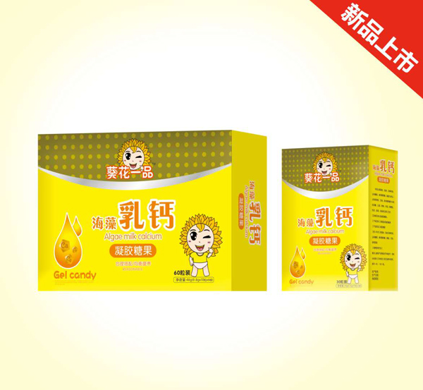  葵花一品海藻乳鈣凝膠糖果 60粒裝