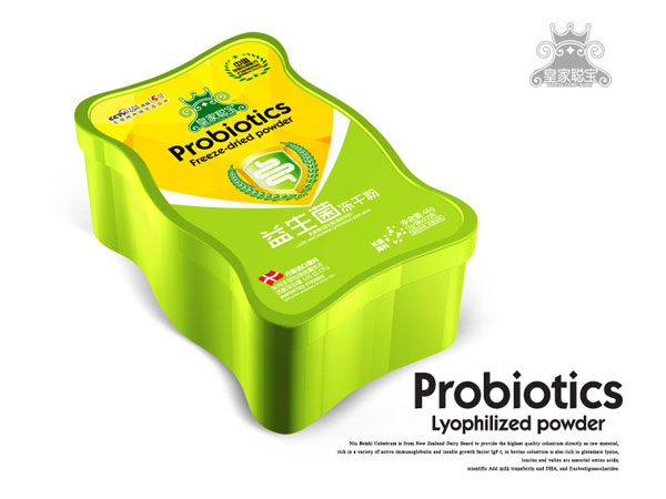  皇家聰寶益生菌凍干粉 異形盒