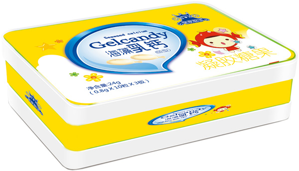  皇家聰寶海藻乳鈣凝膠糖果 24g