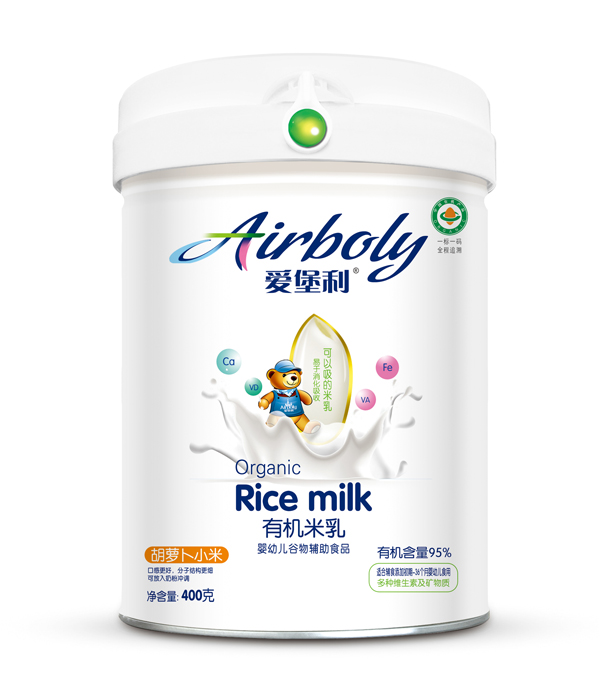  愛堡利胡蘿卜小米有機米乳